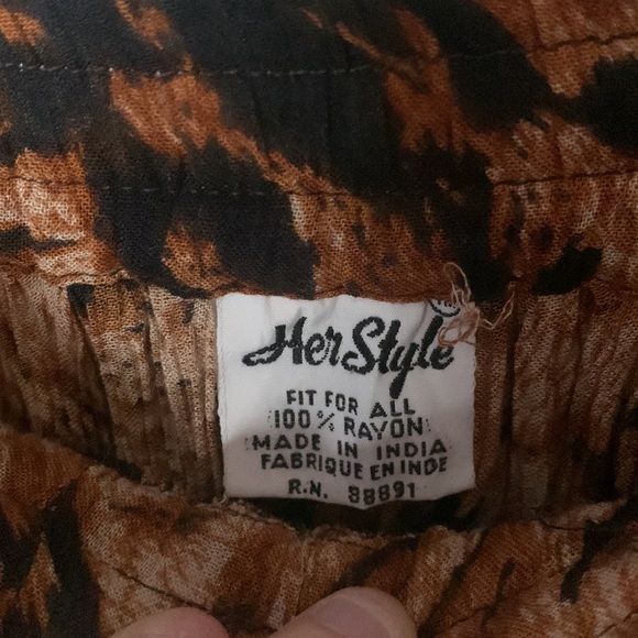 đź’›Animal print drawstring midi skirt - Picture 5 of 5